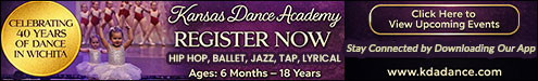 Kansas Dance Academy Wide Sponsorship Banner