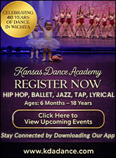 Kansas Dance Academy Tall Sponsorship Banner