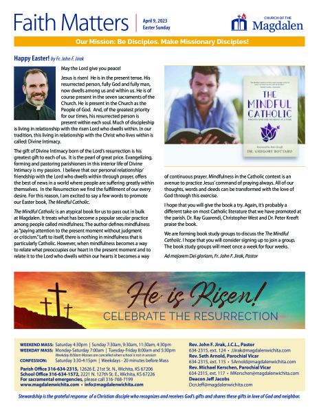 April 9, 2023 Easter Sunday