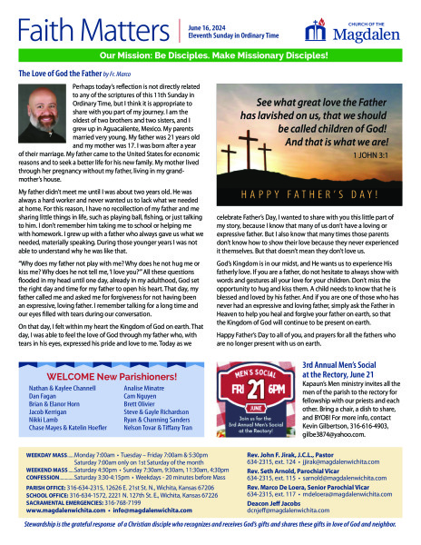 June 16, 2024 Eleventh Sunday in Ordinary Time