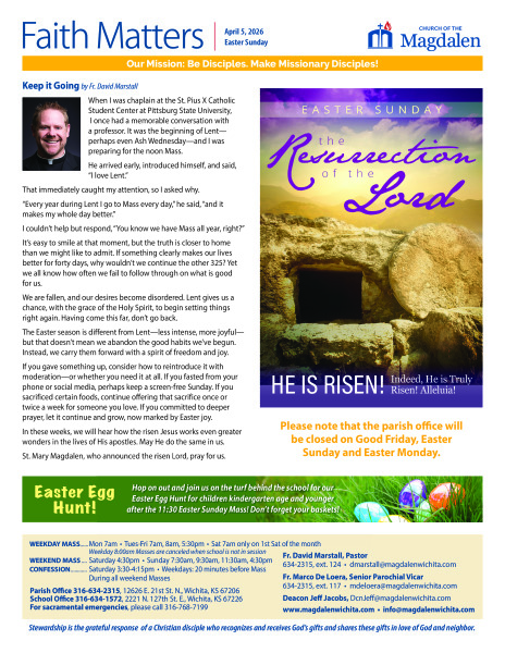 April 5, 2026 Easter Sunday