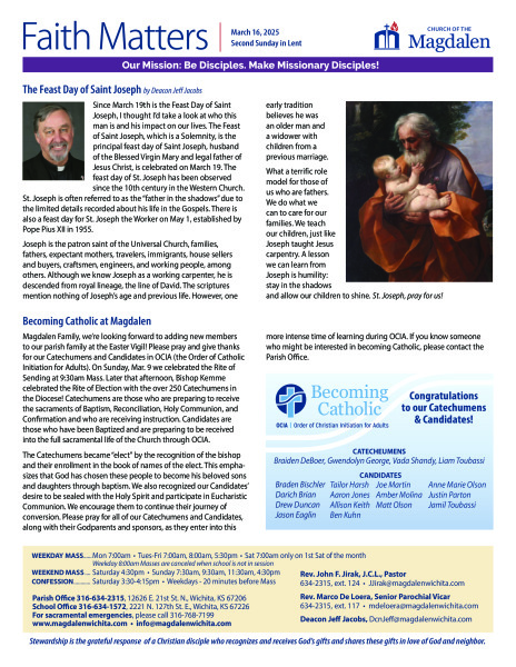 March 16, 2025 Second Sunday in Lent
