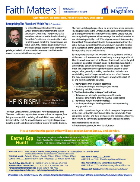 April 20, 2025 The Resurrection of the Lord